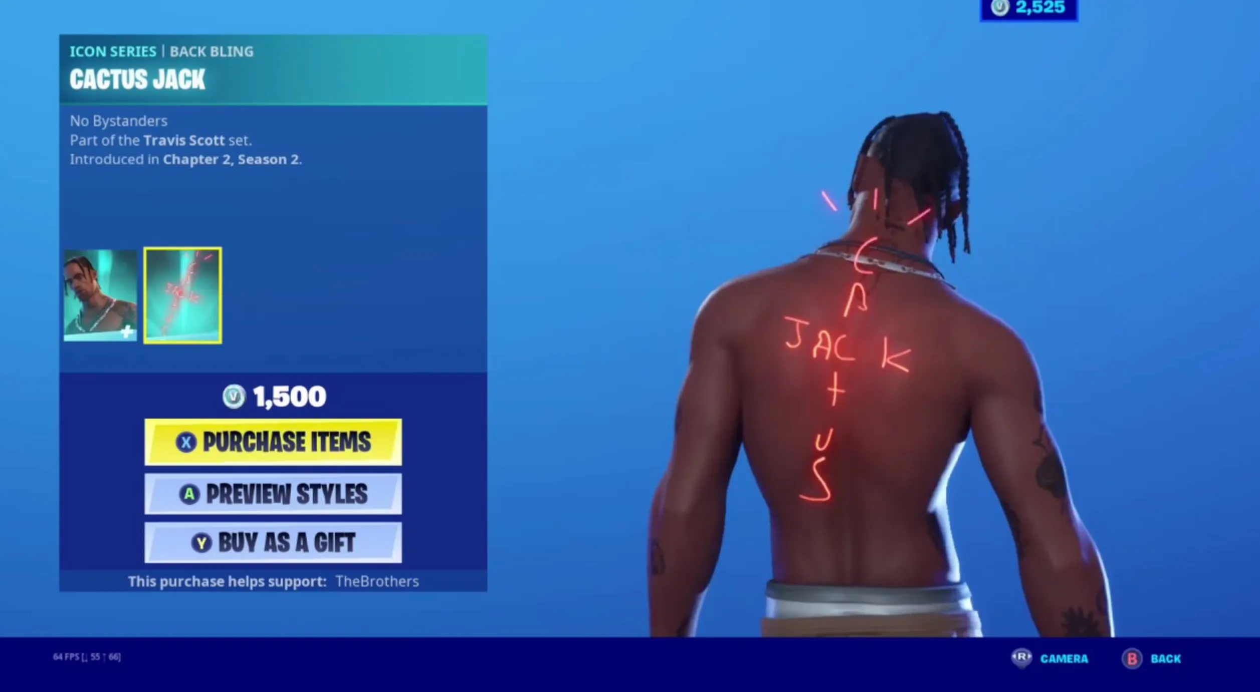 Cactus Jack fortnite